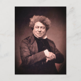 Cartão postal de Alexandre Dumas
