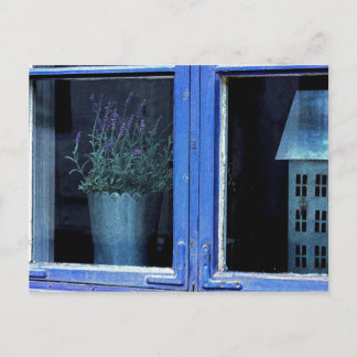 Cartão postal de Algodão do Chique lavanda