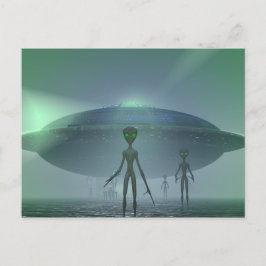 Cartão postal de alienígenas