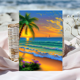 Cartão Postal de Aloha Havaiano