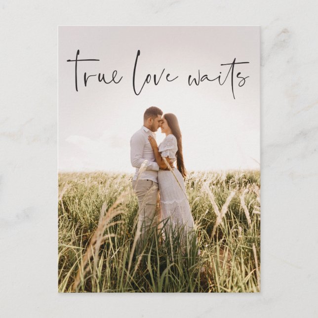 Cartão postal de Alteração de Anúncio de Casamento (Frente)