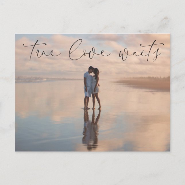 Cartão postal de Alteração de Anúncio de Casamento (Frente)