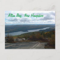 cartão postal de Alton Bay New Hampshire
