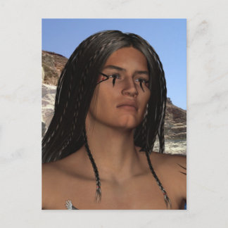 Cartão postal de americanos nativos