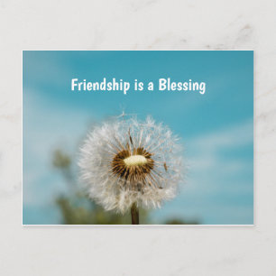 Cartão postal de amigo pensando em você
