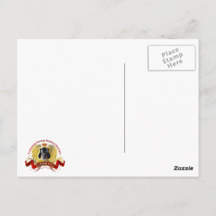 Cartão postal de amor incondicional do german she