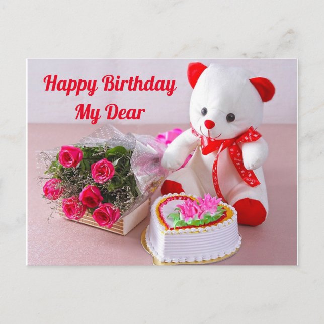 Cartão postal de aniversário (Frente)