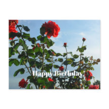 Cartão postal de aniversário