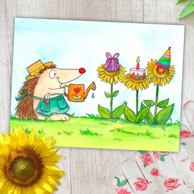 Cartão postal de aniversário do jardineiro (Criador carregado)