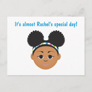 Cartão postal de aniversário do #Proud2BNaturalMe