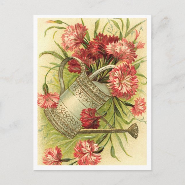 Cartão postal de aniversário Vintage (Frente)