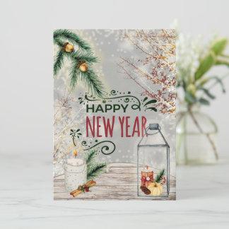 Cartão postal de Ano Novo