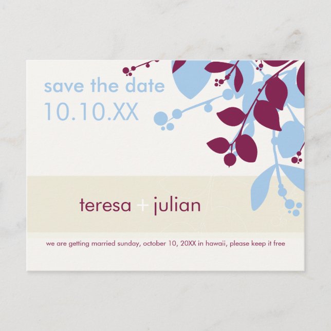 Cartão Postal De Anúncio 051 Tonya :: SALVE A DATA :: native (Frente)