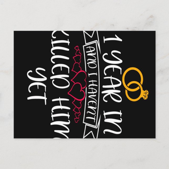 Cartão Postal De Anúncio 1 Anos Passados E Eu Ainda Não O Tenho (Frente)