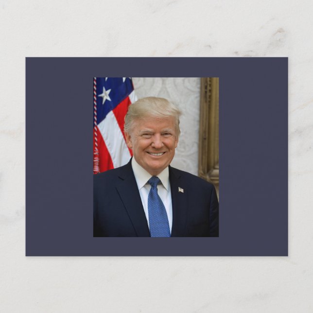 Cartão Postal De Anúncio 45 presidente Donald Trump (Frente)