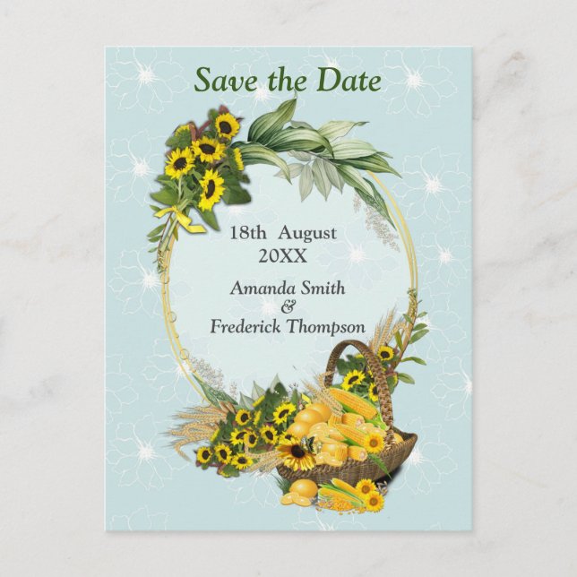 Cartão Postal De Anúncio A Festa no Jardim (Frente)