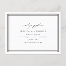 Adiamento de Casamento da Janela Chic Altere a Dat