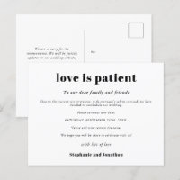 Adiamento de Casamento O Amor é Paciente Salve Nov