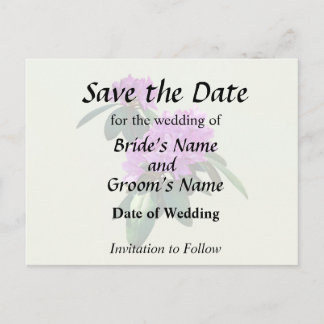 Cartão Postal De Anúncio Adorável Rhododendrons Rosa