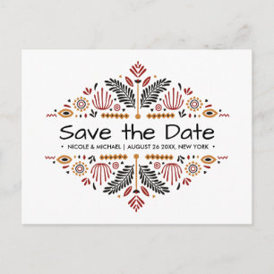 Cartão Postal De Anúncio Africana   Casamento em Ankara Kente