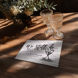 Cartão Postal De Anúncio Ainda Fazemos o Adiamento do Casamento O Amor é Pa