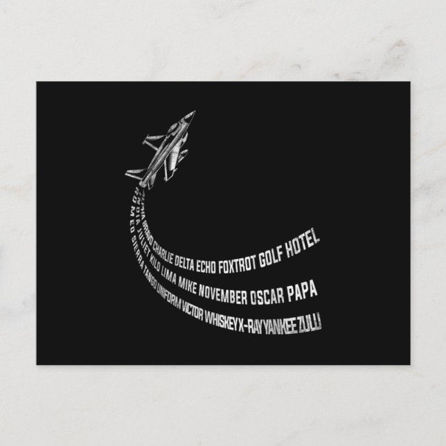 Cartão Postal De Anúncio Airplane Airport Pilot (Frente)