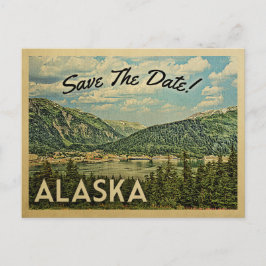 Cartão Postal De Anúncio Alaska Salve Os Cartões-Postais De Vintagem De Dat