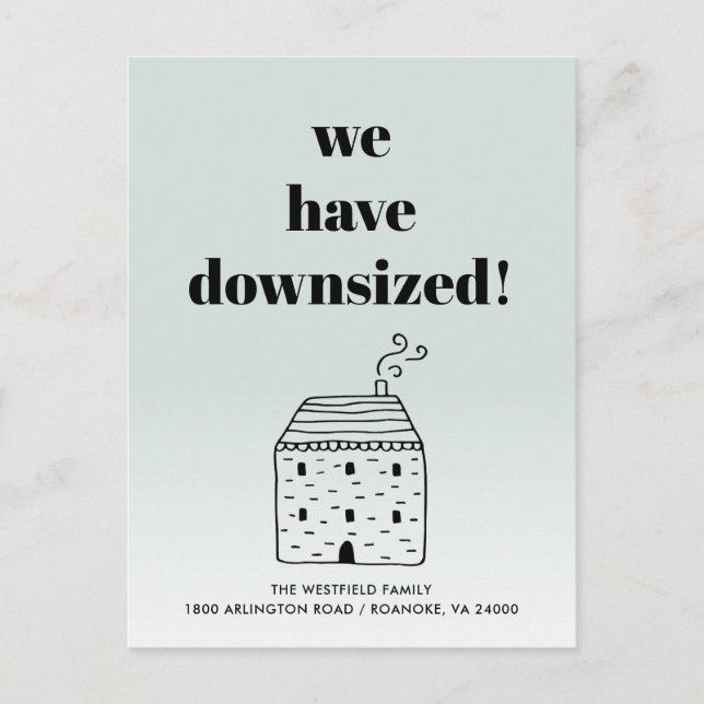 Cartão Postal De Anúncio Algodão Rústico Desgastou Movimento Verde Dusty (Frente)