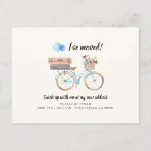 Cartão Postal De Anúncio Alteração Chic de Movimentação de Endereço