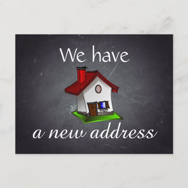 Cartão Postal De Anúncio Alteração retroativa do Conselho do giz do Conselh (Frente)