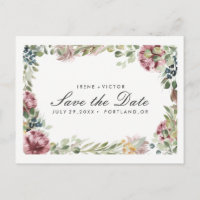 Anemone Blush | Floral Chic CASAMENTO aviso com an