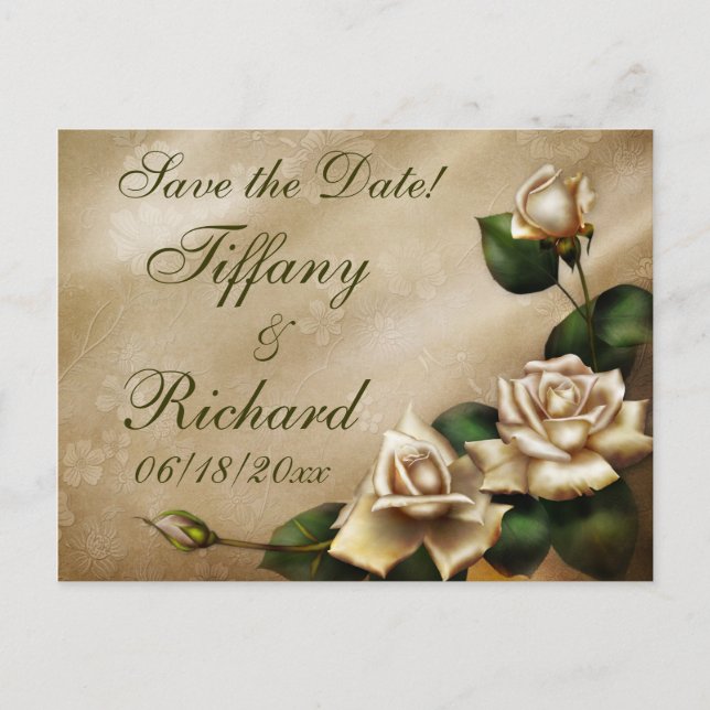 Cartão Postal De Anúncio Antiguidade Ivory Rosa (Frente)