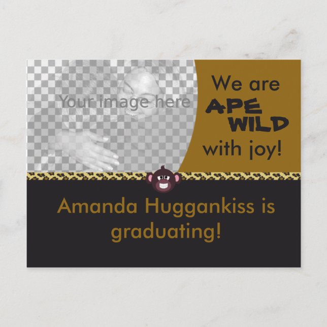 Cartão Postal De Anúncio Ape Wild (Frente)
