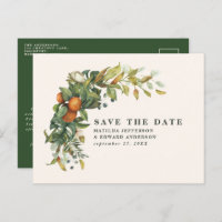 Arranjo elegante de citrinos botânicos do casament