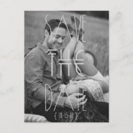 Cartão Postal De Anúncio Art Deco | Boêmio Moderno | Salve A Data