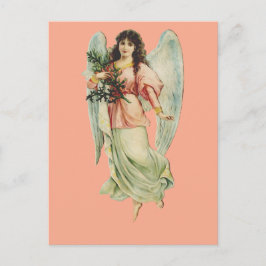 Cartão Postal De Anúncio Arte da Vigilância Divina e Graça do Anjo da Guard