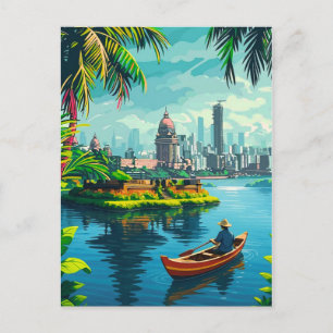 Cartão Postal De Anúncio Arte de parede de Mumbai Índia - Índia, pôster de 