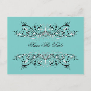 Cartão Postal De Anúncio As Pálidas Negras Brancas Pretas Salvem A Data