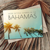 Bahamas Destino Casamento Tropical Salvar Data