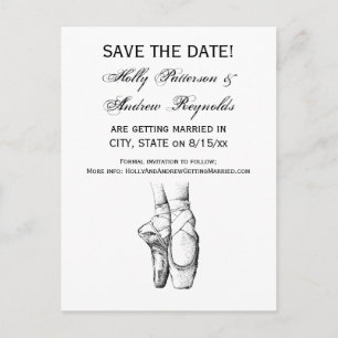 Cartão Postal De Anúncio Ballerina Feet em Ponta #1