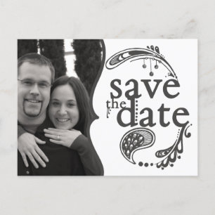 Cartão Postal De Anúncio Básico Salvar o Cartão-Postal de Data