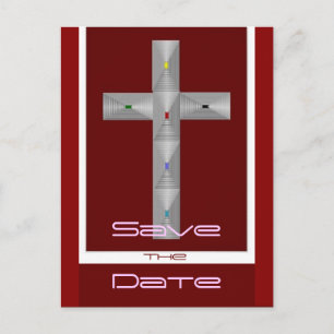 Cartão Postal De Anúncio Batismo