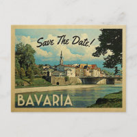 Bavaria Save Date Germany Bad Tolz Isar River