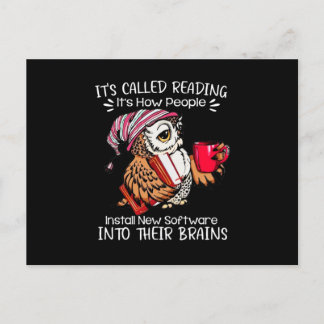 Cartão Postal De Anúncio Book Lover