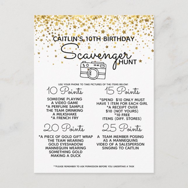 Cartão Postal De Anúncio Caça ao tesouro na praia (Frente)