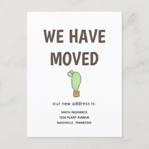 Cartão Postal De Anúncio Cactus em um Pote...