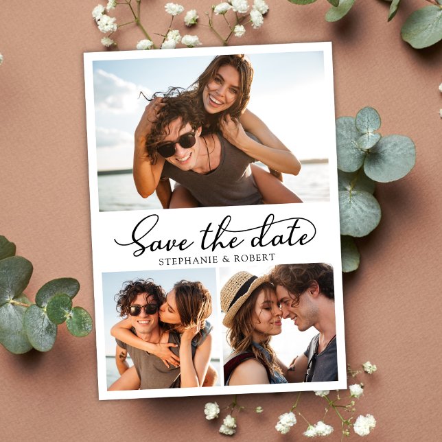 Cartão Postal De Anúncio Cálculo Orçamental 3 Colagem Fotográfica Salvar Da (Criador carregado)