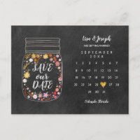 Calendário de Salvar o Dia Coração Jarro de Pedra 