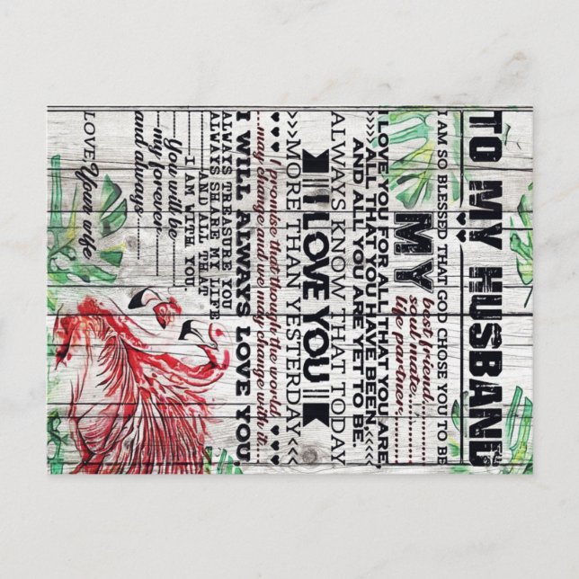 Cartão Postal De Anúncio Carta perfeita personalizada | Carta para o meu ma (Frente)