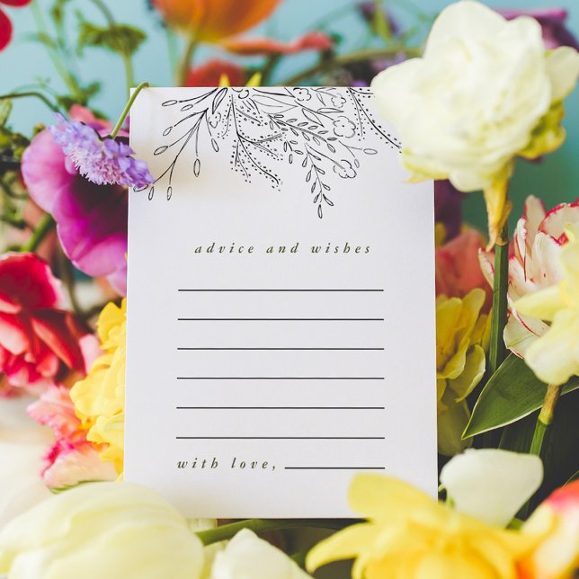 Cartão Postal De Anúncio Cartão de Conselhos e Desejos para Buquê Transbord (Criador carregado)